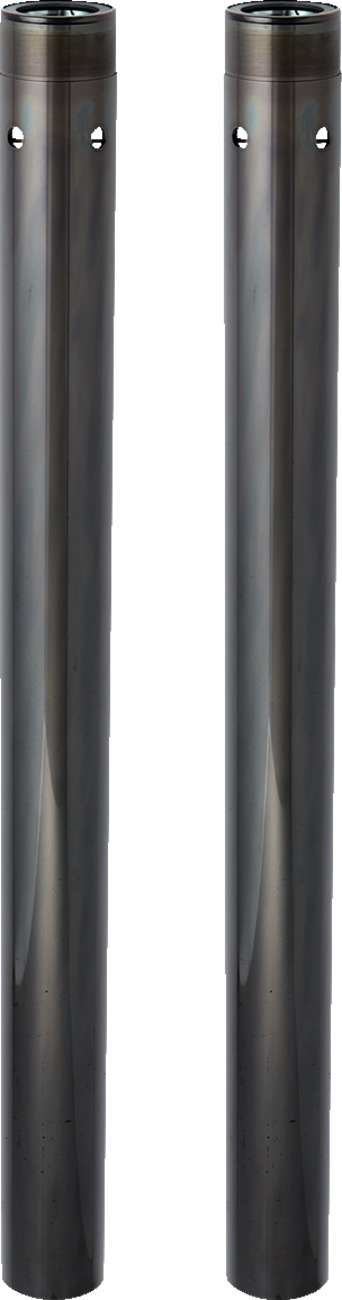 Arlen Ness 49mm Black Fork Tubes Pair For Harley-Davidson Touring - Black 49mm fork tubes For Harley-Davidson Touring models - Click Image to Close