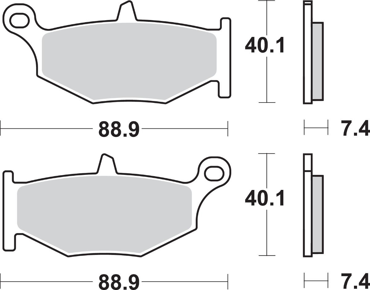 SBS 833LS Sintered Brake Pads - Click Image to Close
