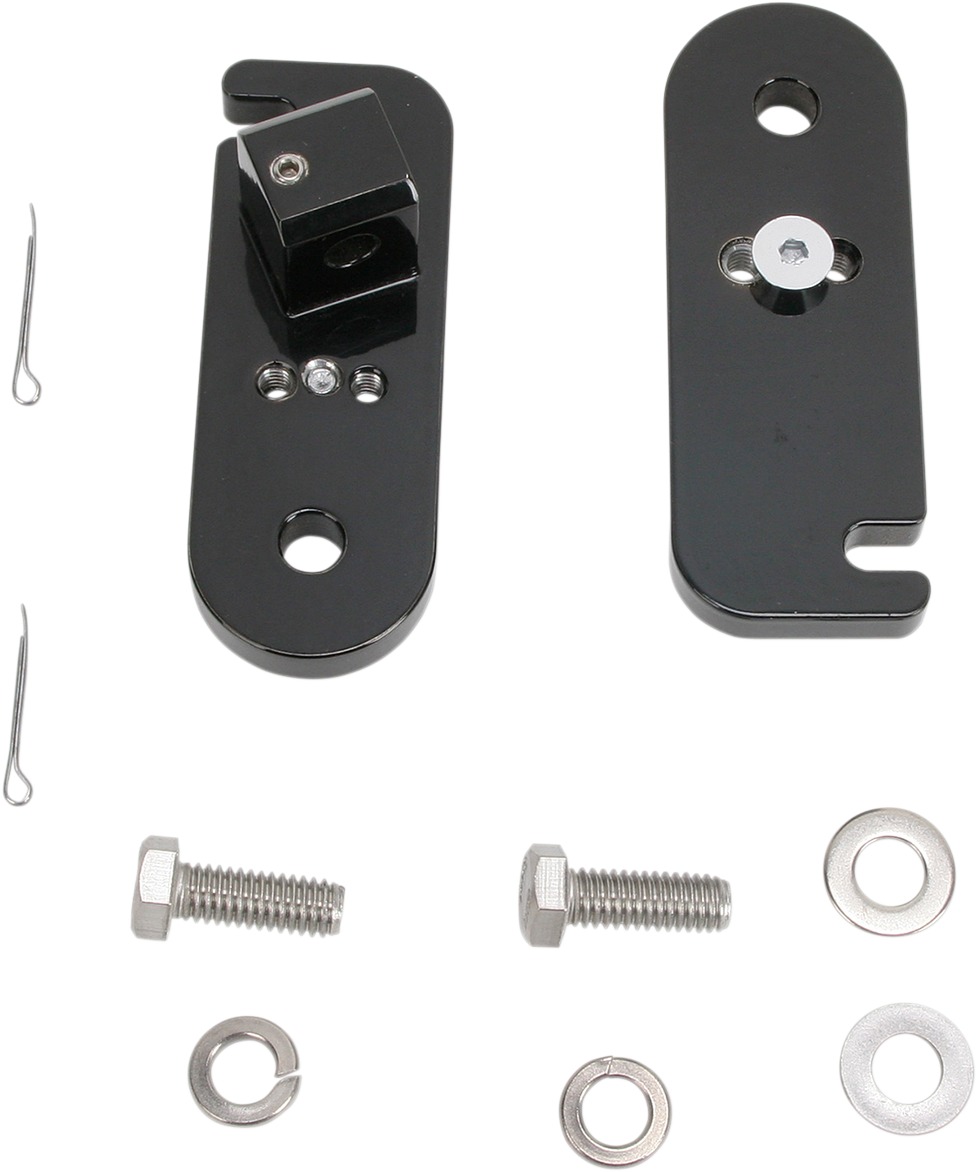 Passenger Floorboards Bracket - Black - For 05-09 Honda VTX1300R - Click Image to Close