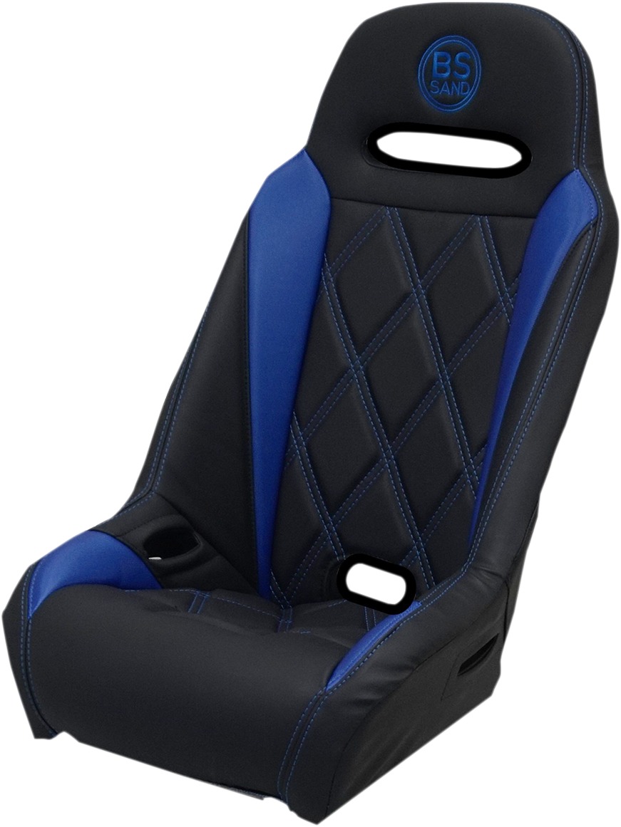 Black/Blue Extreme Diamond Front Seat - For 20+ Polaris RZR Pro XP - Click Image to Close