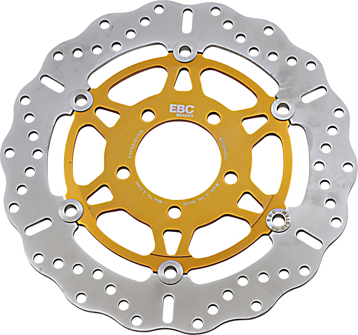 Floating Contour Brake Rotor - Click Image to Close