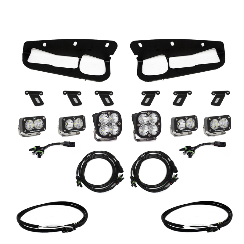 Baja Designs Fog Pocket Kit w/Upfitter 21+ Sportsmen Fits 2021+ Ford Bronco - Click Image to Close