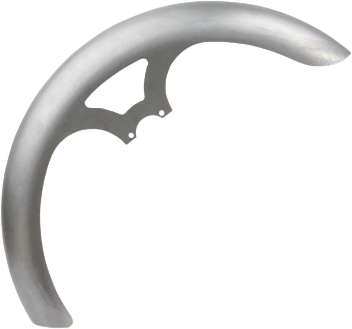 Arlen Ness 21" Rapper Front Fender Steel Natural - Click Image to Close