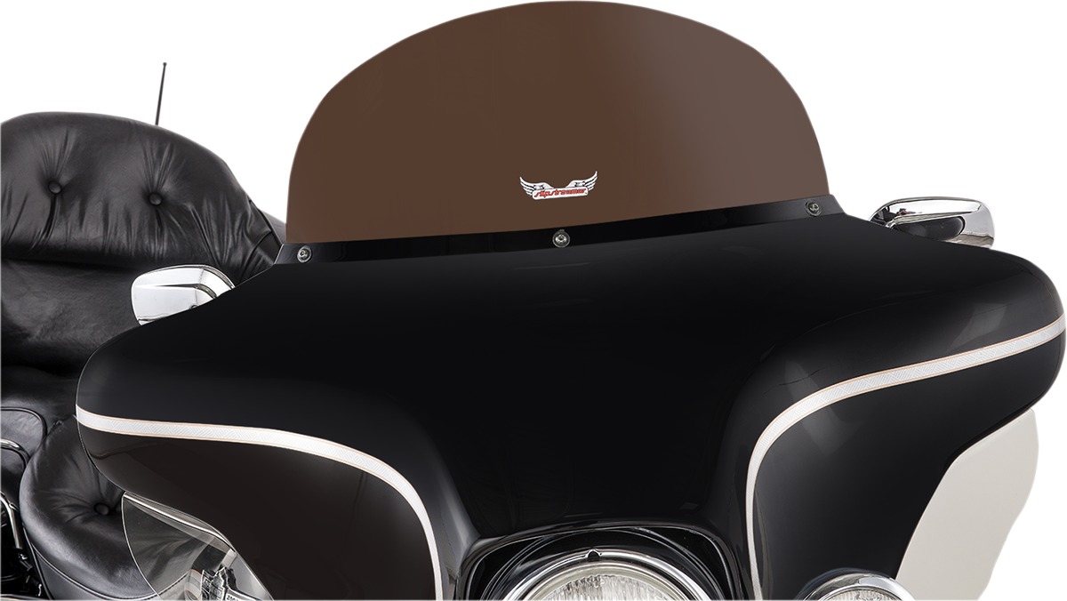 130 Series Detachable Windshield 10" Dark Smoke - For 96-13 HD FLH - Click Image to Close