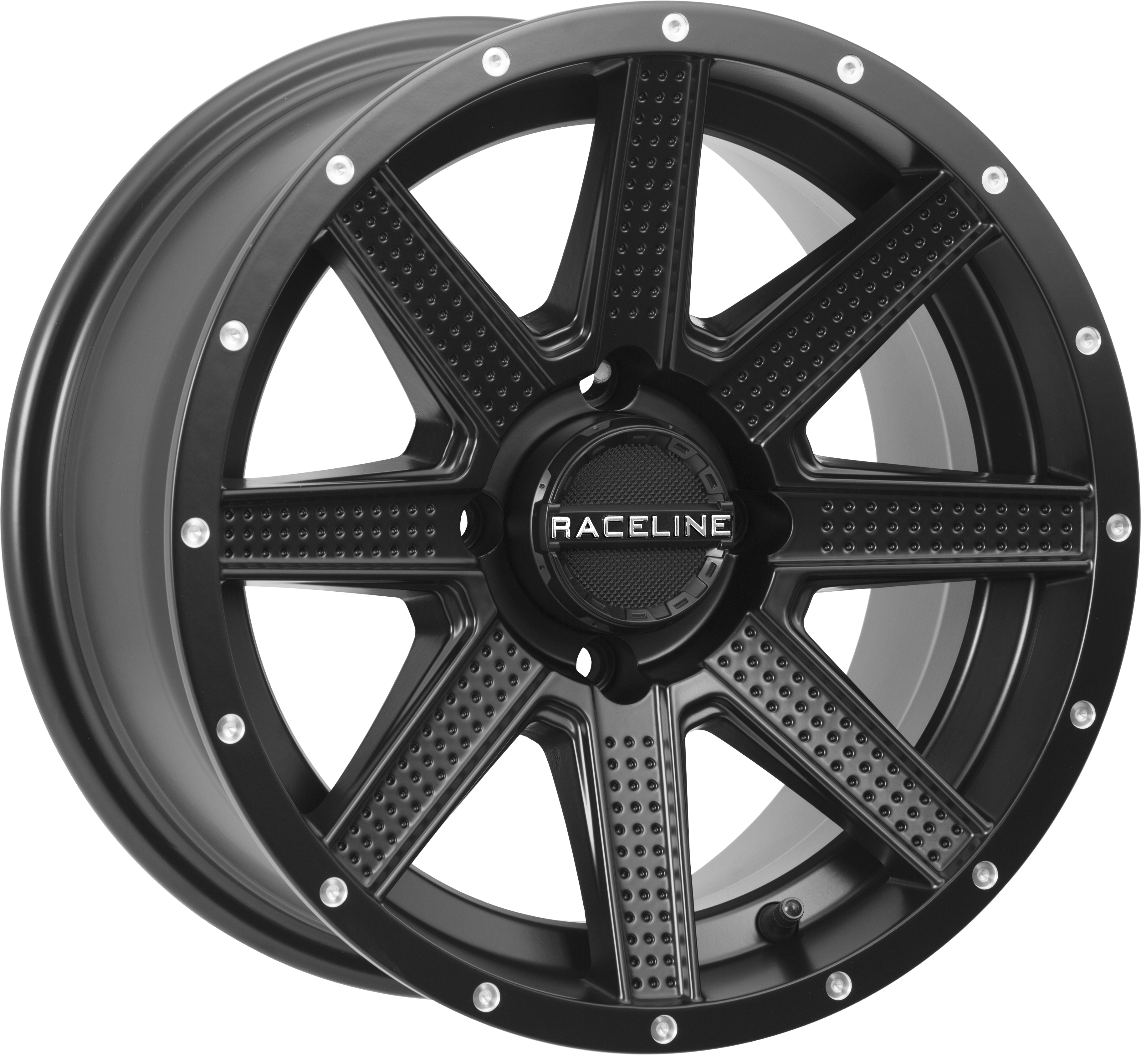 Hostage Front/Rear Wheel Gloss Black 14X7 4/110 5+2 - Click Image to Close