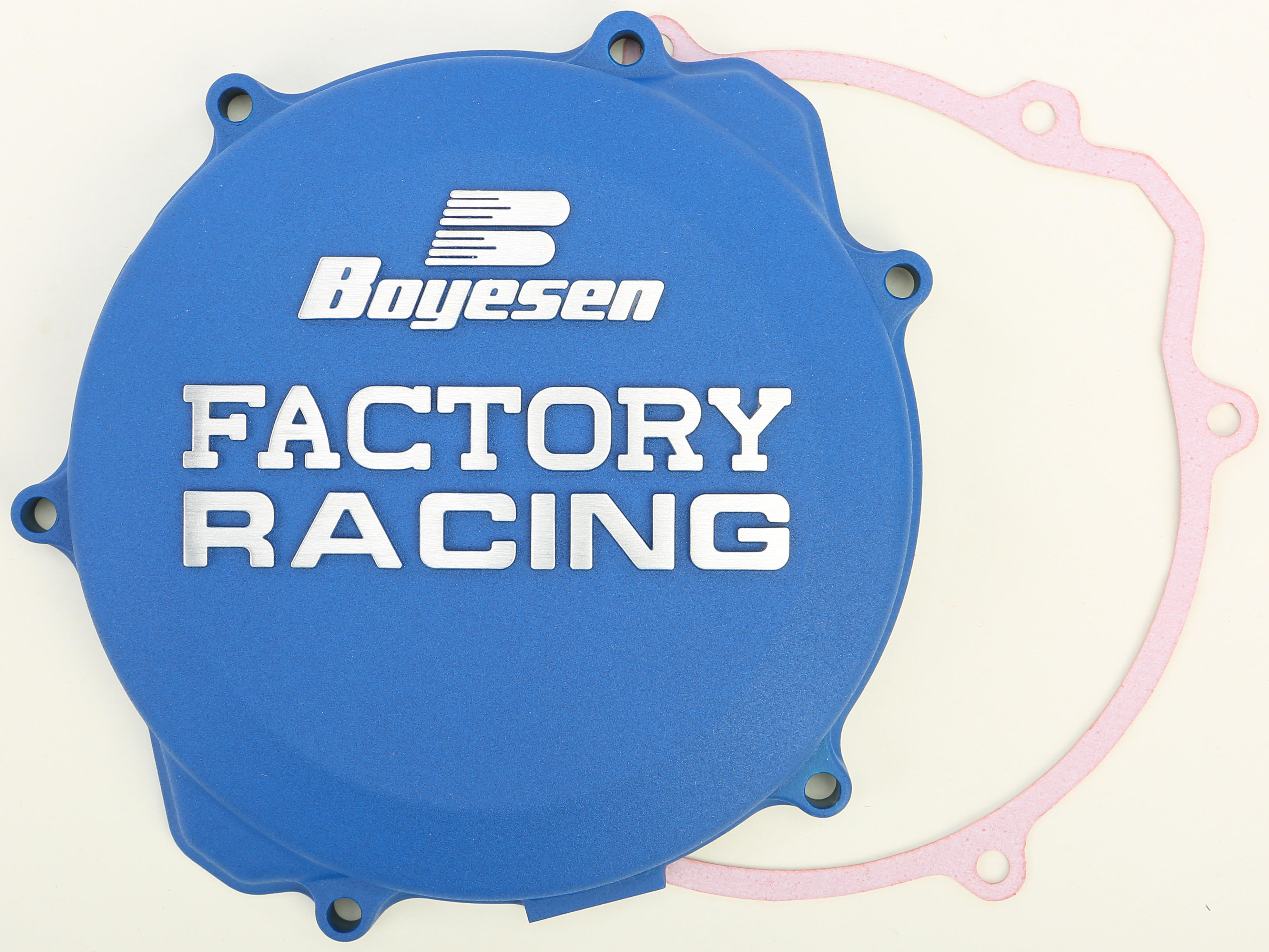 Blue Factory Racing Clutch Cover - For 99-18 Yamaha YZ250/X - Click Image to Close