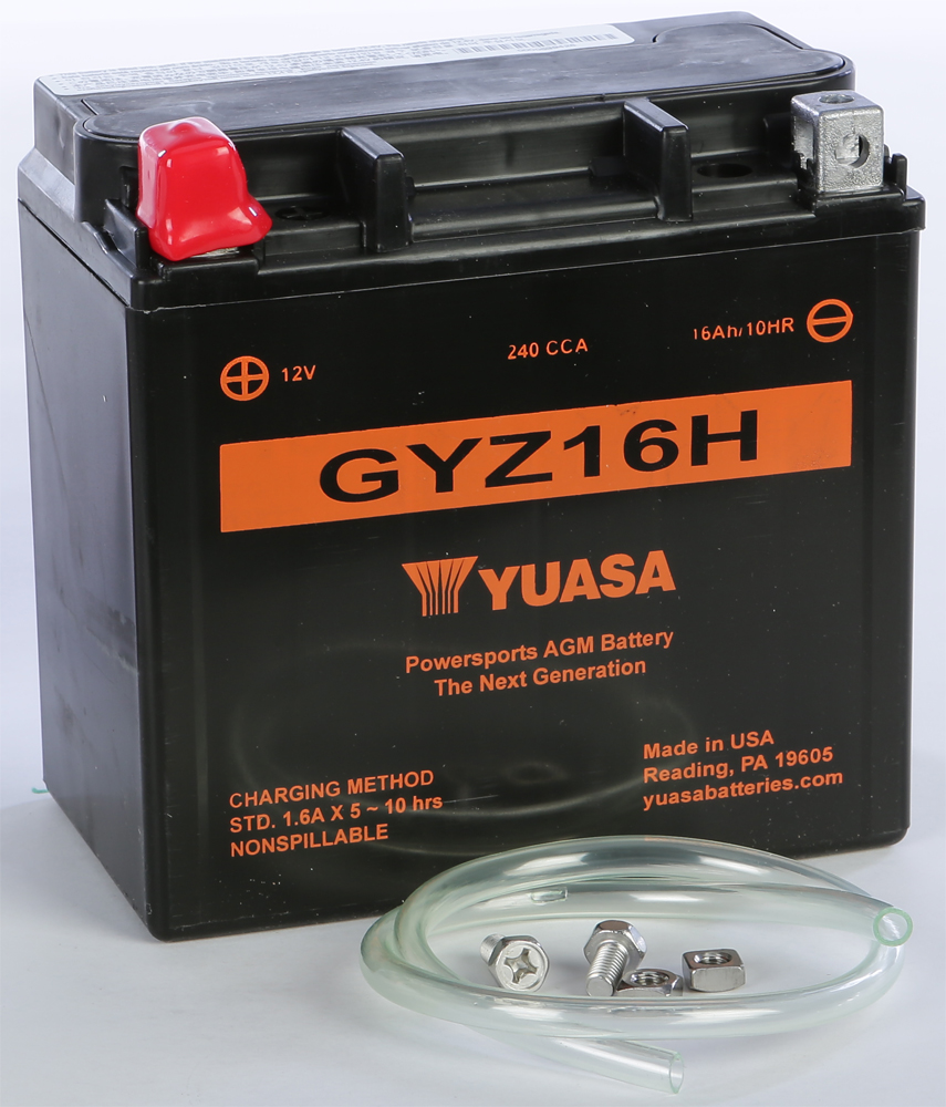 AGM Maintenance Free Battery GYZ16H - Click Image to Close