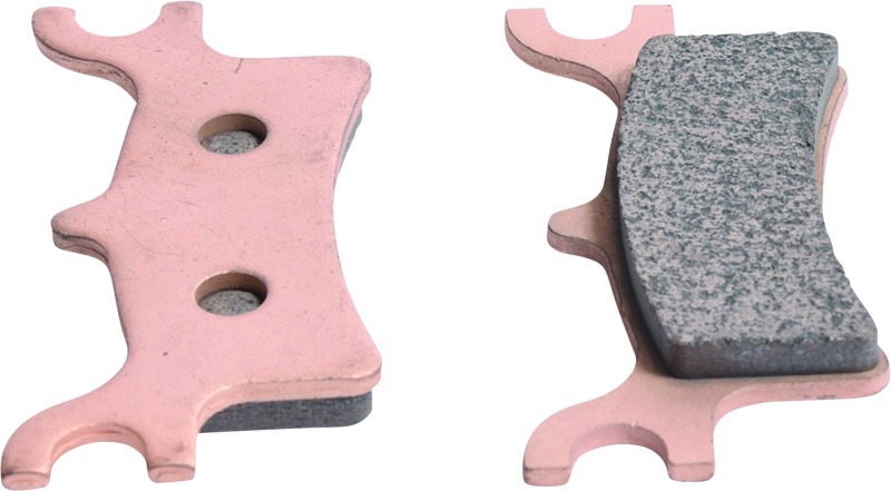 QuadBoss Rear Left Sintered Brake Pad Fits 09-14 Polaris Sportsman 800 6x6 - Click Image to Close