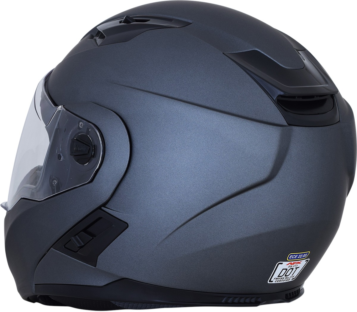 FX-111 Modular Street Helmet Gray Large - Click Image to Close