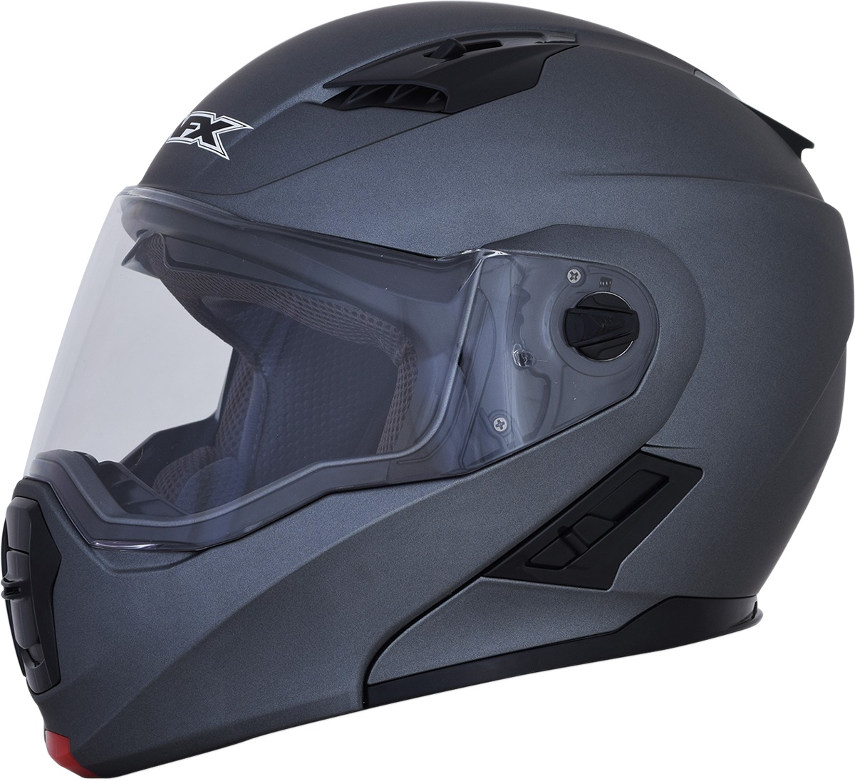 FX-111 Modular Street Helmet Gray Large - Click Image to Close