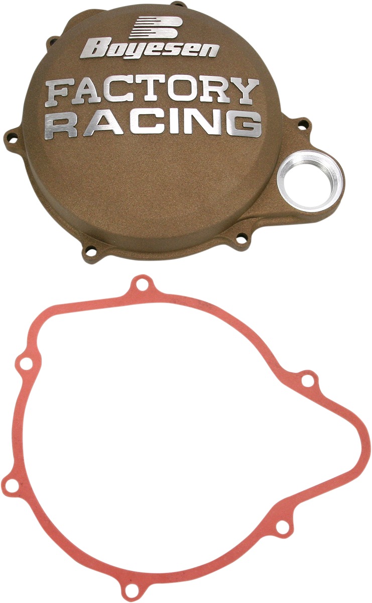 Factory Racing Clutch Cover Magnesium - For 10-17 Honda CRF250R - Click Image to Close