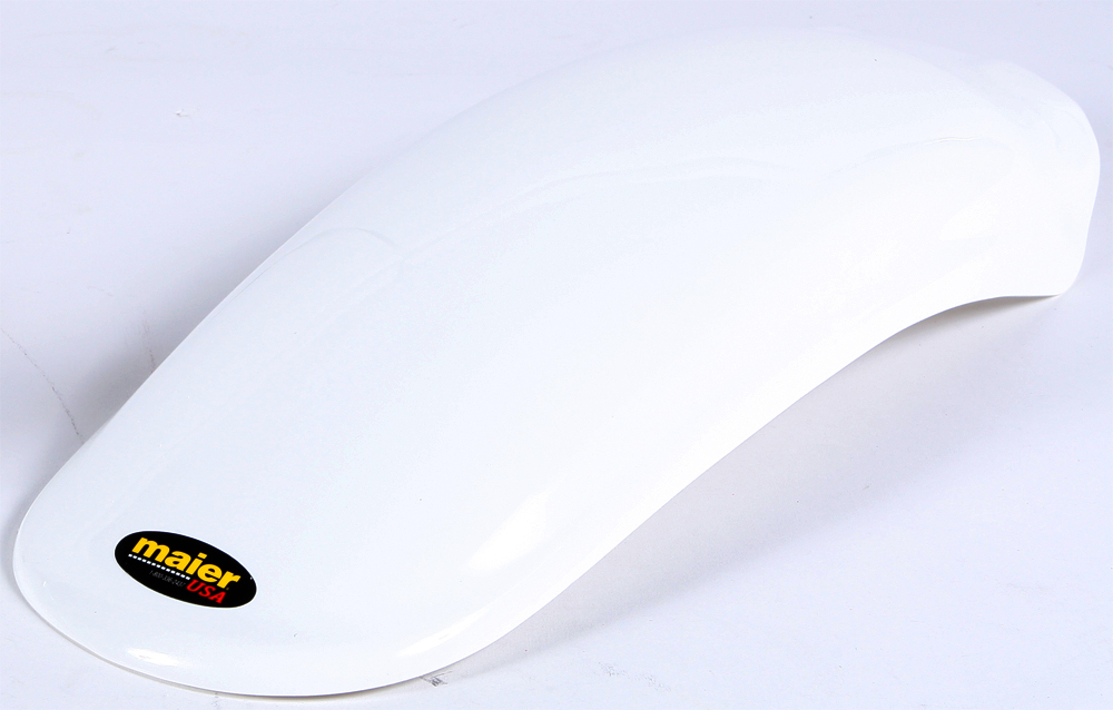 Rear Fender - White - For 77-85 Yamaha YZ 250/400/465/490 - Click Image to Close