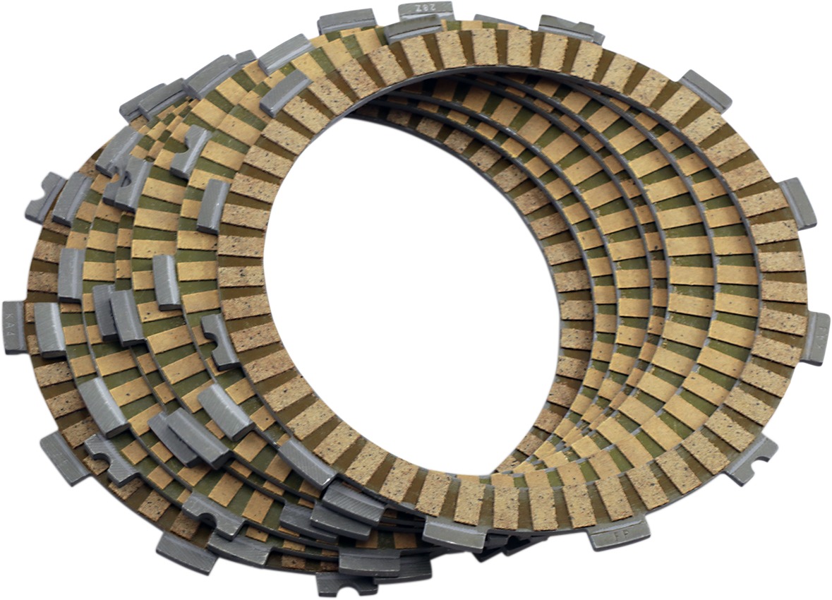 Hinson Fiber Clutch Plate Kit Set of 7 Fits 87-89 Honda CR250R - Click Image to Close