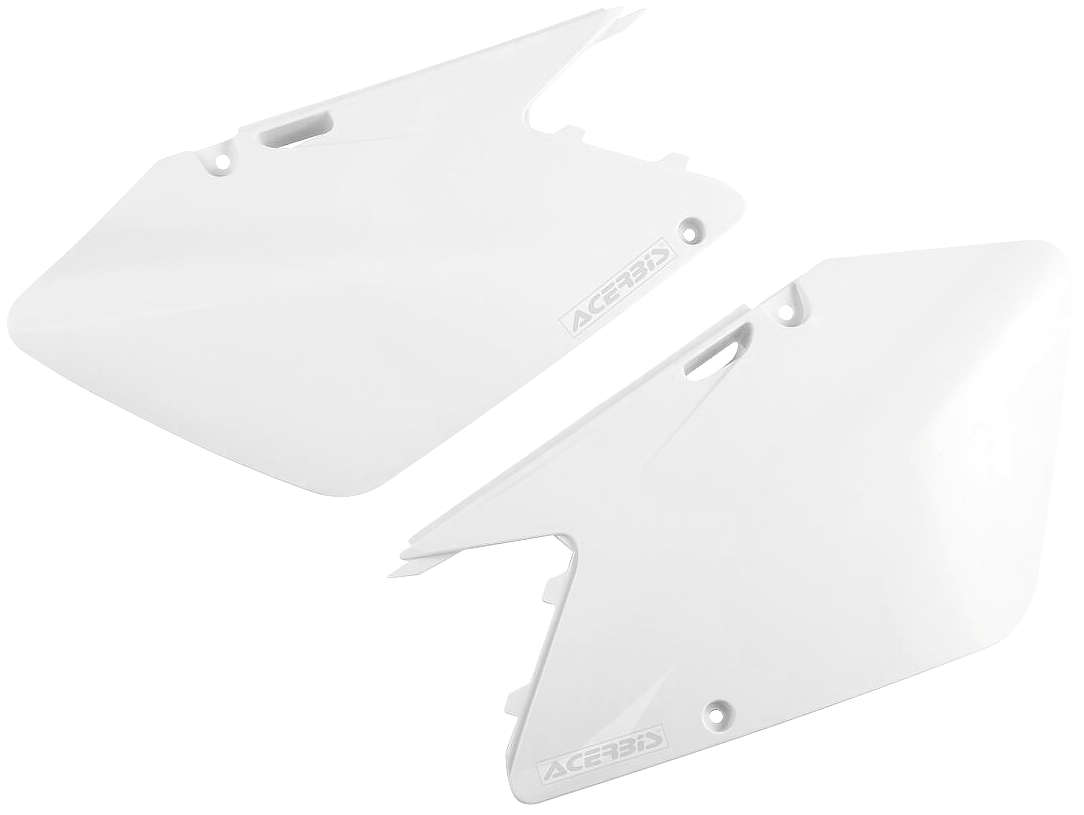 Side Panels - White - For 02-08 Suzuki RM250 03-07 RM125 - Click Image to Close
