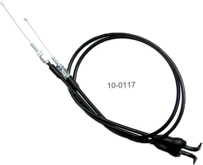 Motion Pro Black Throttle Cable Push-Pull Set - Click Image to Close