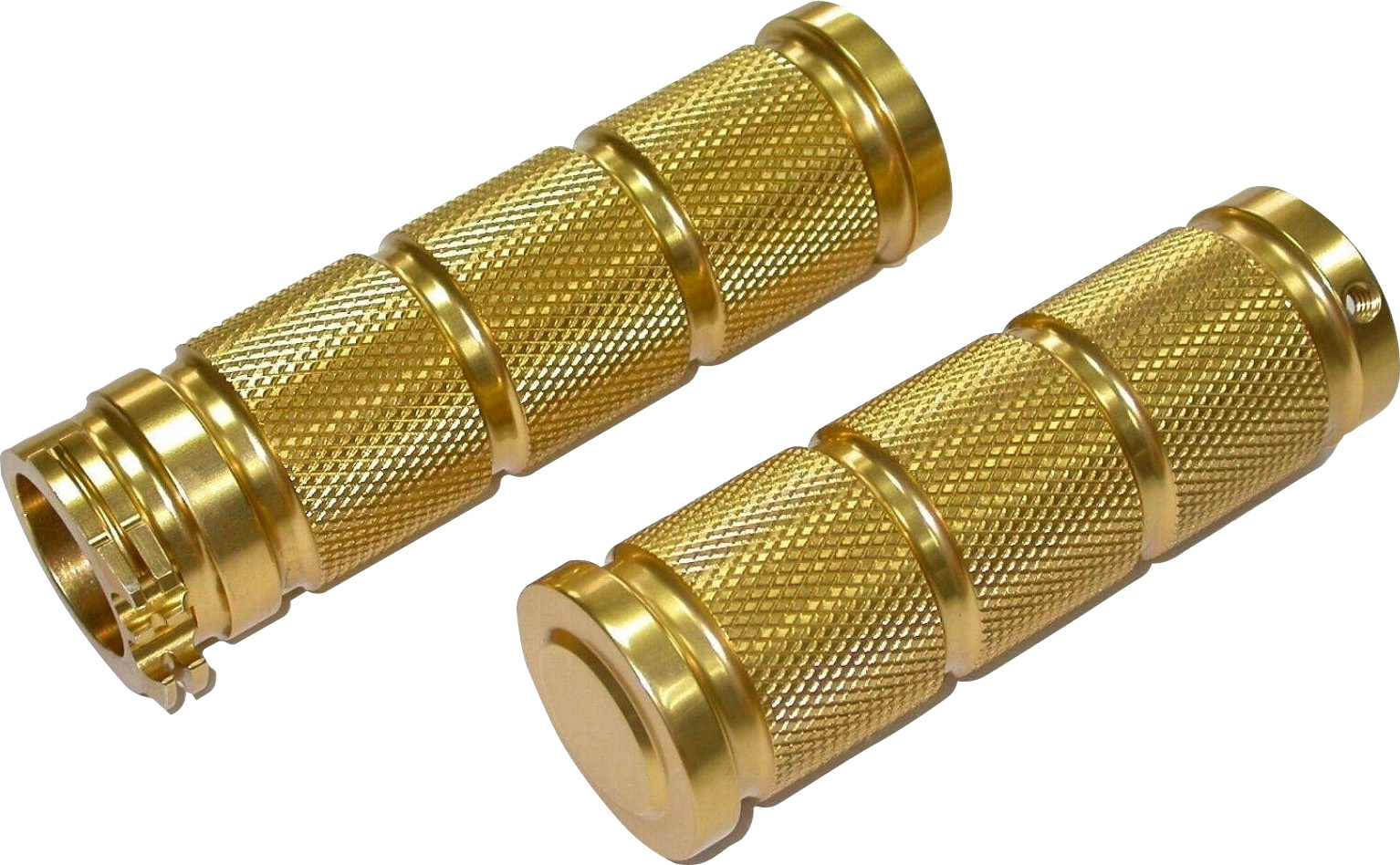 Retro Grips - Bronze - For Harley w/Cable Throttle - Click Image to Close