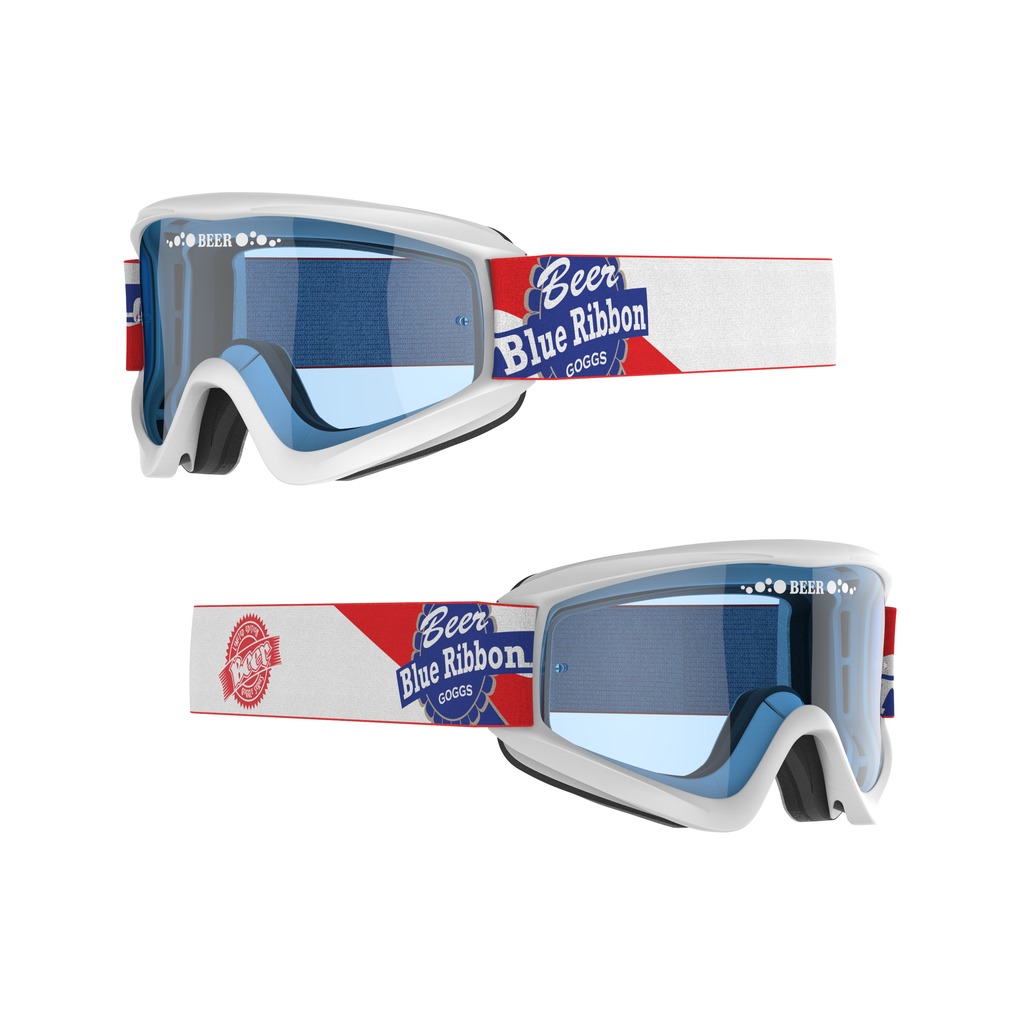 "Dry" Beer Goggles - PBR - MX/ATV Riding Goggle - Click Image to Close