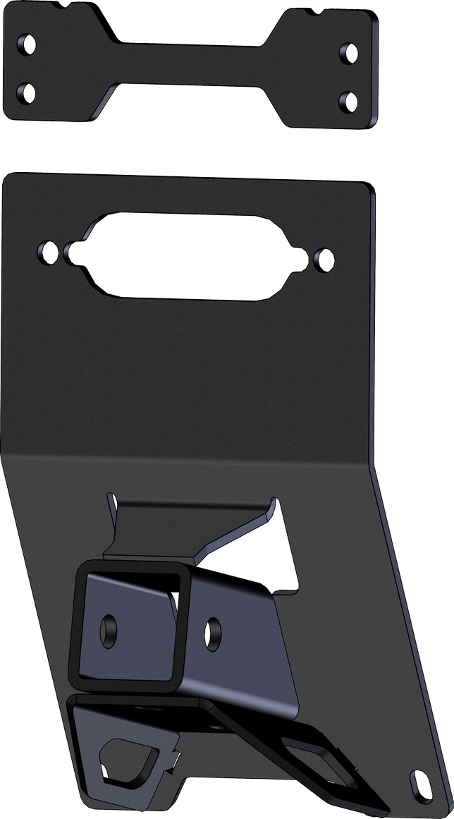 KFI Front Lower 2" Receiver Hitch For 22+ Polaris Ranger SP 570/Pro XD - 2" receiver hitch for Polaris Ranger SP 570/Pro XD - Click Image to Close