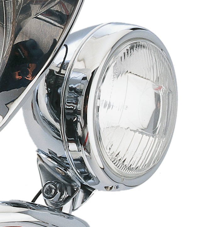 Cobra 4.5" Chrome 25W Bullet Spotlight Assembly Replacement Part - Click Image to Close
