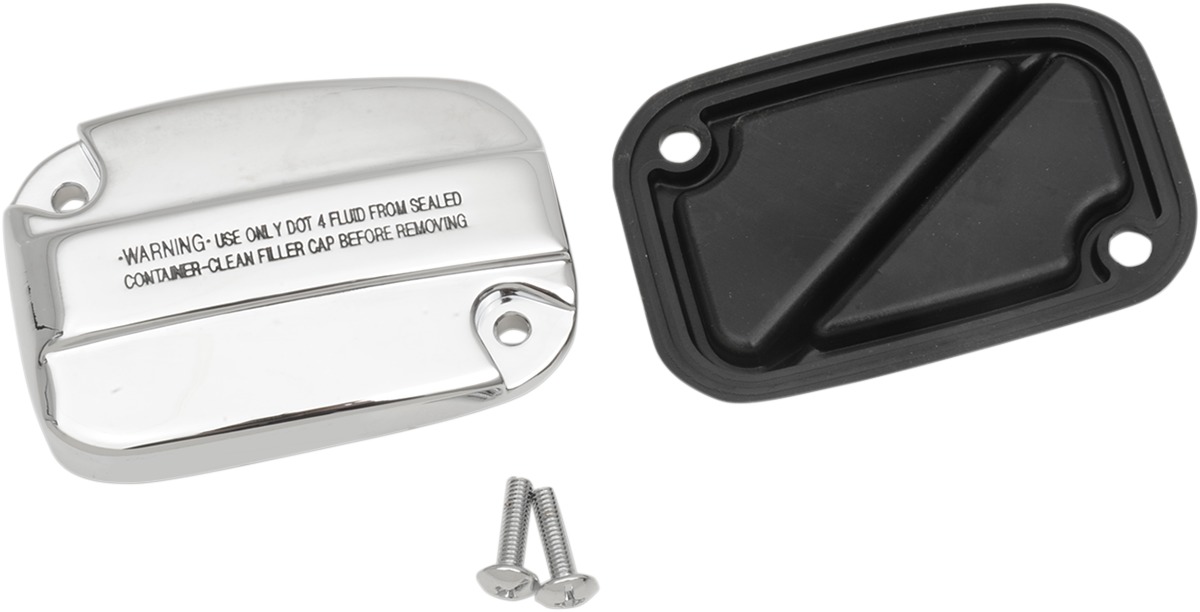 Drag Specialties Clutch Master Cylinder Cover Kit Chrome Harley Touring - Click Image to Close