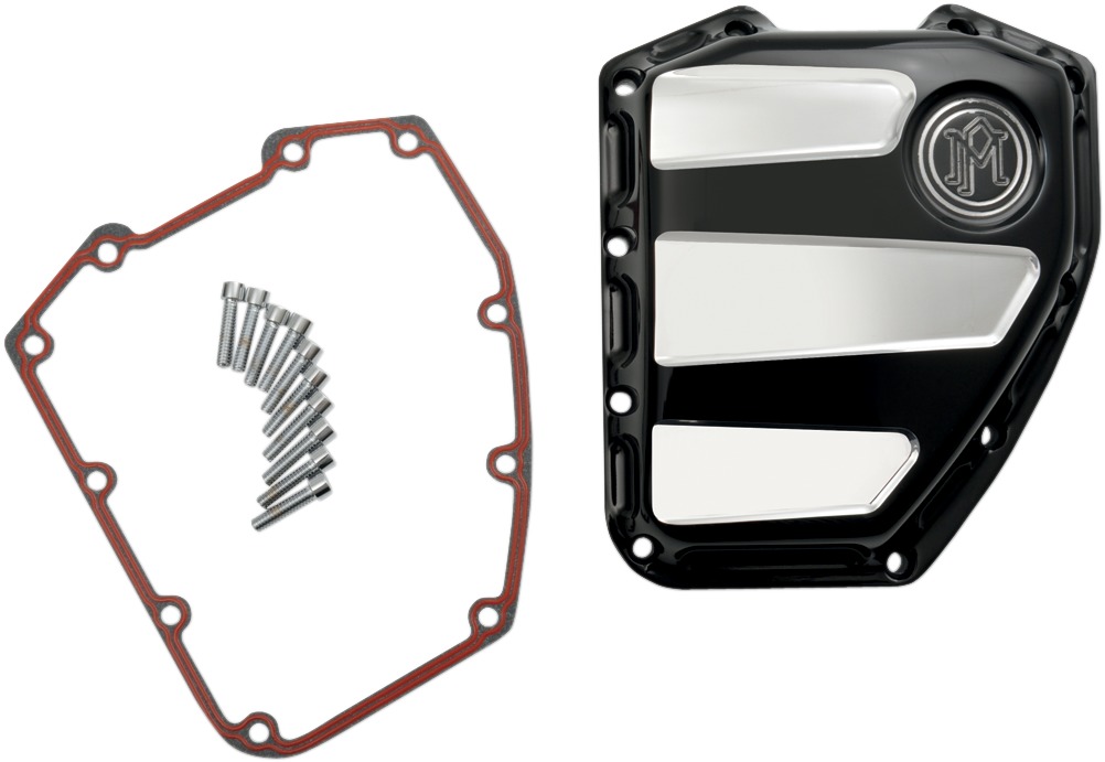 Performance Machine Scallop Timing Cover Platinum Cut For 01-17 HD Tour/Softail - Click Image to Close