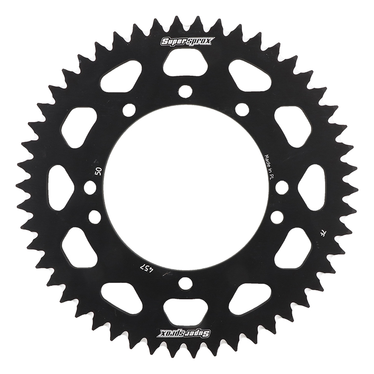 Aluminum Rear Sprocket 50T - Black - Click Image to Close