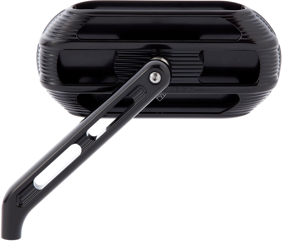 Arlen Ness Side Kick Mirror Right Black Aluminum 510-002 - Click Image to Close