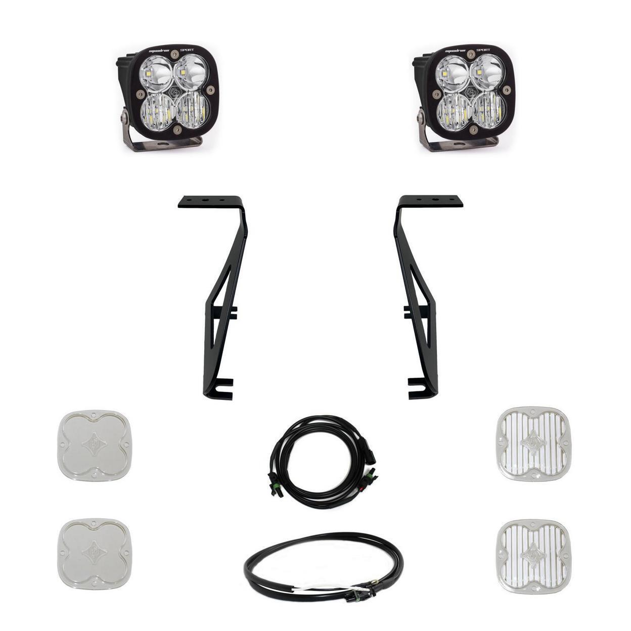 Baja Designs Squadron Sport A-Pillar Kit Fits 21+ Ford Raptor - Click Image to Close