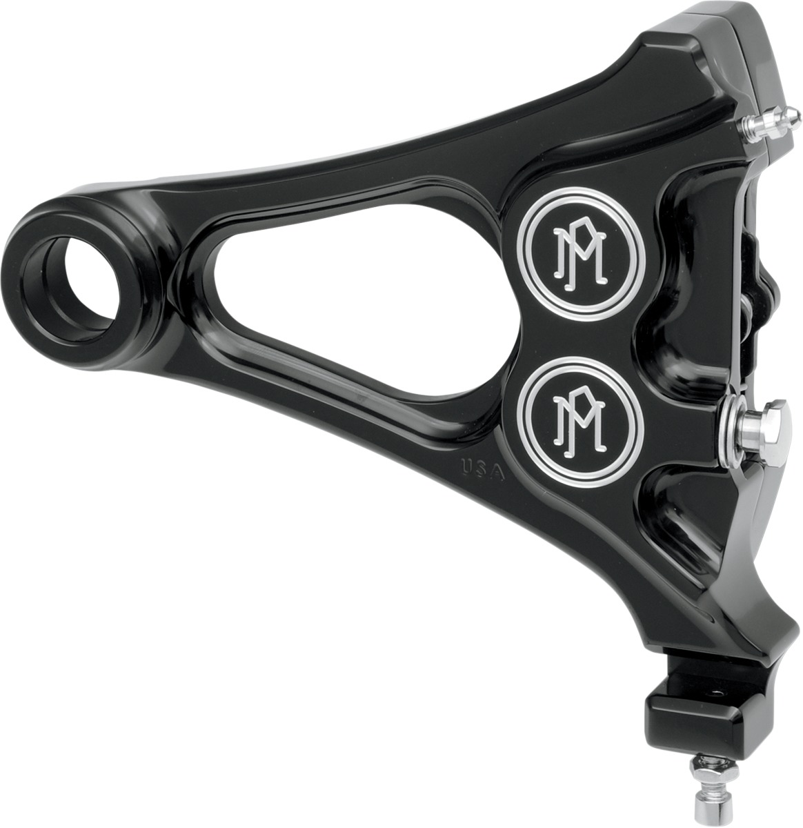 Performance Machine Rear Brake 125x4R Contrast Cut Fits ABS Models - Click Image to Close