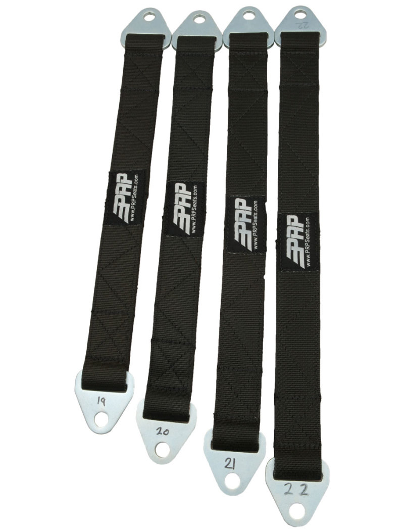 PRP Seats 15 Inch Quad Wrap Limit Strap - Heavy duty 15in limit strap for suspension setups - Click Image to Close