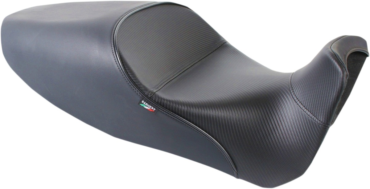 World Sport Performance Plain CarbonFX Vinyl Solo Seat - Black - Diavel - Click Image to Close