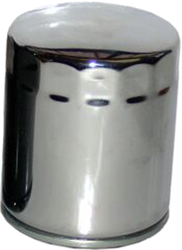 Oil Filter - Chrome - For 80-18 H-D Tour Softail Dyna Sportster - Click Image to Close