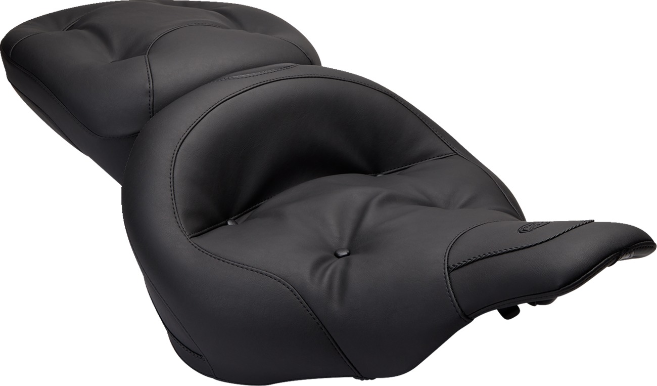 Mustang One-Piece Regal Ultra Touring Seat Black Fits Touring Models 97-07 - Click Image to Close