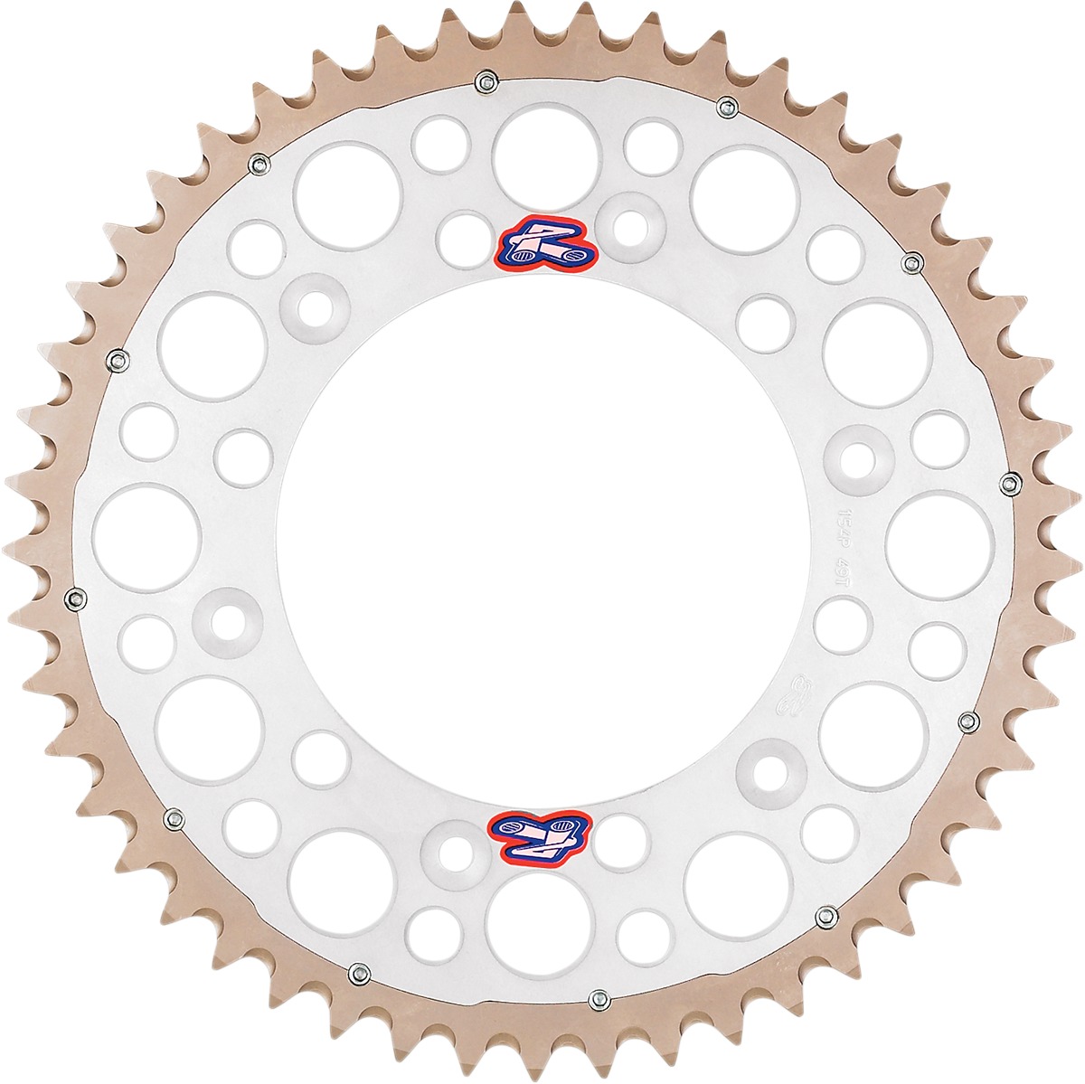Aluminum 520 52T TwinRing Sprocket Silver - For 83-16 Honda CR/F XR - Click Image to Close