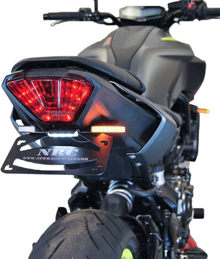 New Rage Cycles Fender Eliminator Kit Black Fits 2018-2020 Yamaha MT-07 - Click Image to Close