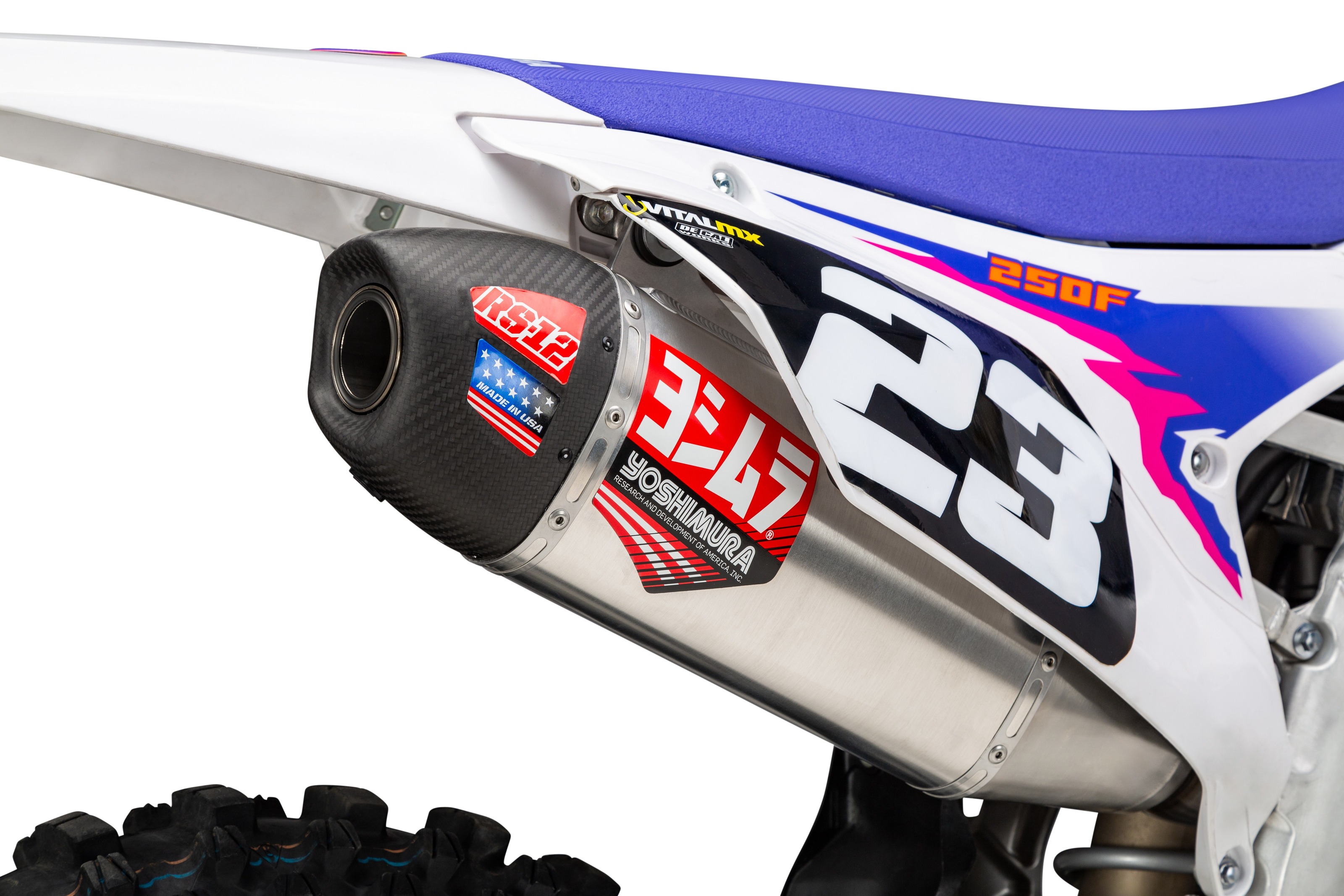 RS-12 SYSTEM SS/AL/CF YZ250F - RS-12 Signature Series Exhaust - Click Image to Close