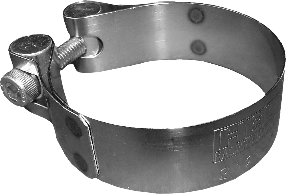 Stainless Steel Exhaust Clamp 2.31-2.49" - Click Image to Close