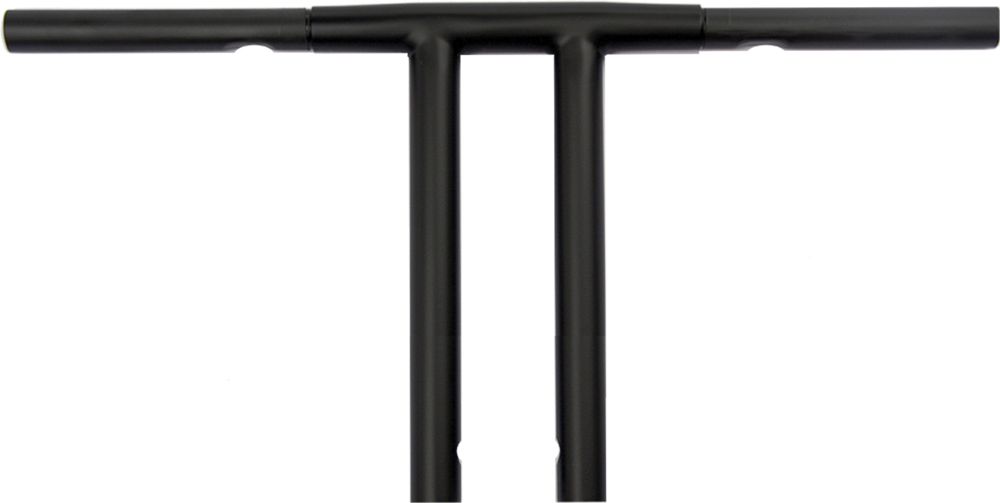 Chubby Flatline Bar 12" - Black - For 74-20 HD Dyna Softail Touring - Click Image to Close