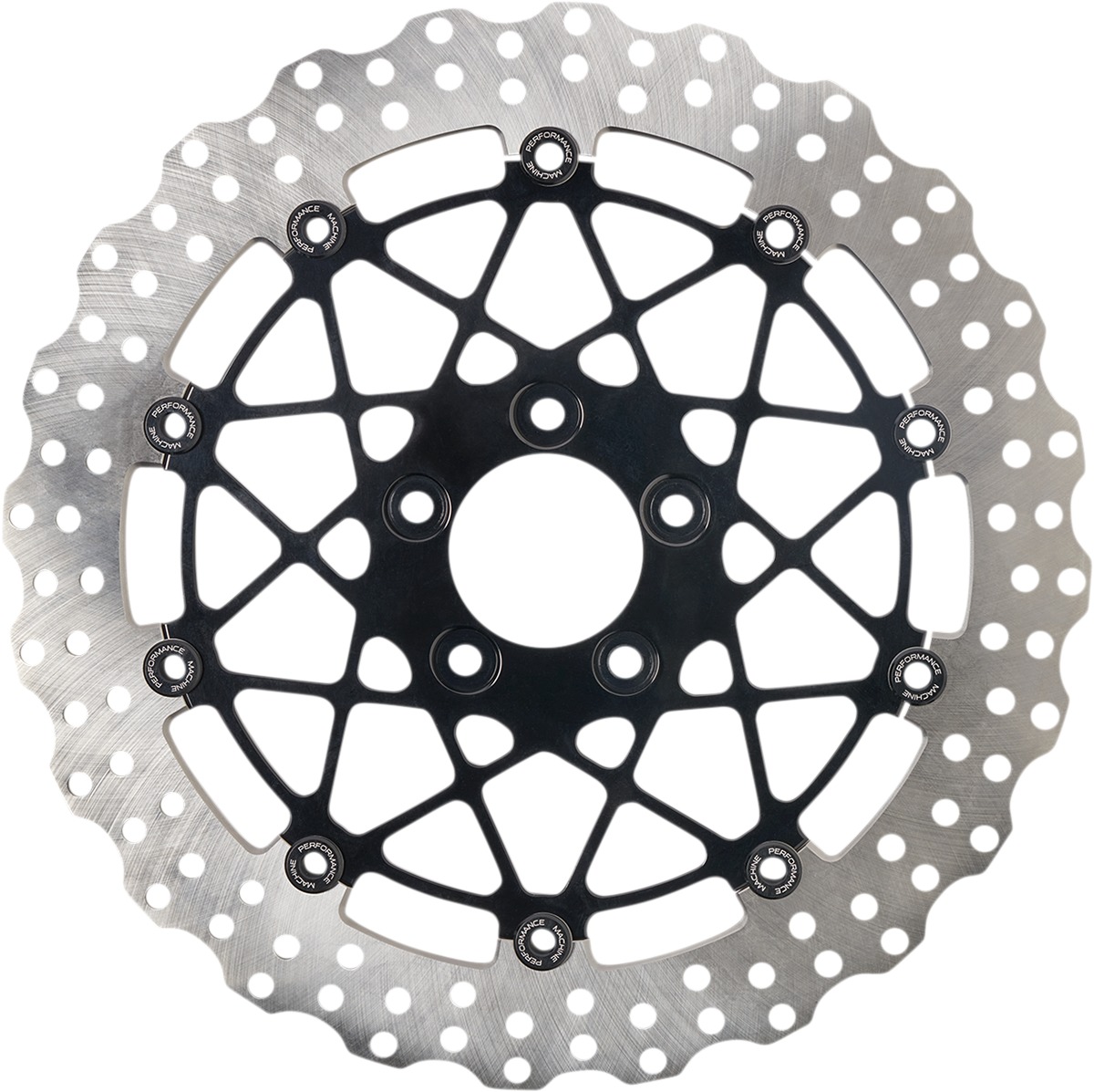 Performance Machine 13" Speedstar FF Rotor Black Anodized - Click Image to Close