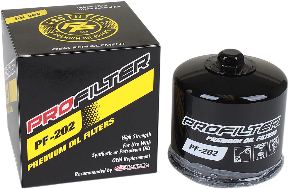 Pro Filter Spin-On Oil Filter PF-202 Black - Click Image to Close