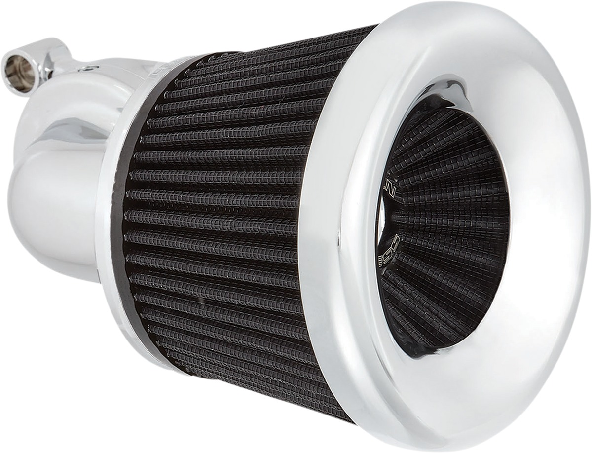 Arlen Ness Velocity 90 Deg. Air Cleaner Kit Chrome - Click Image to Close