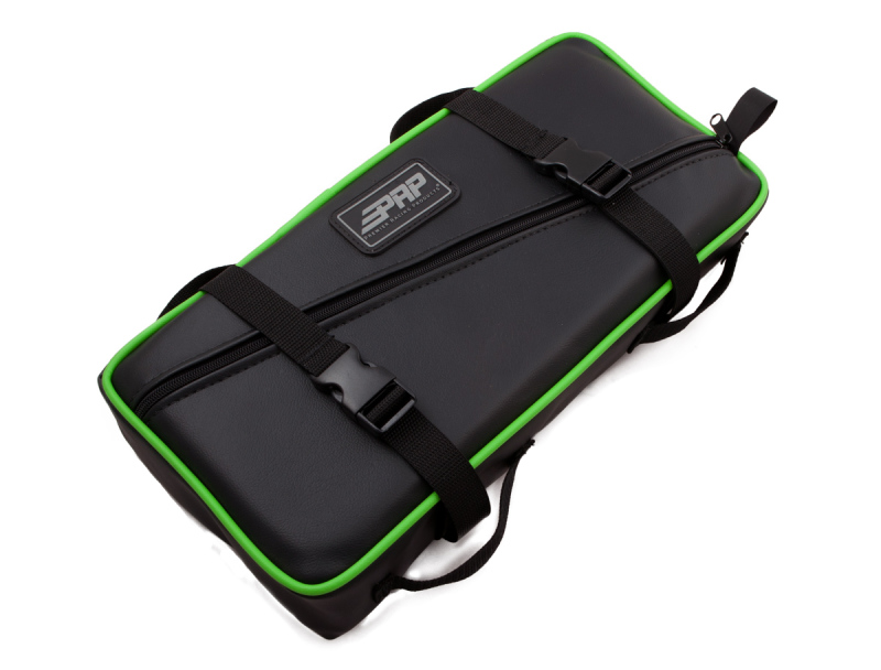 PRP Powersport Tool Bag Black/Green - Durable tool storage bag for powersports - Click Image to Close