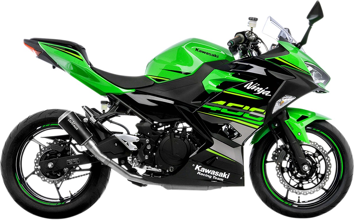Leovince Lv-10 Slip-On Exhaust Black for Ninja 400 - Click Image to Close