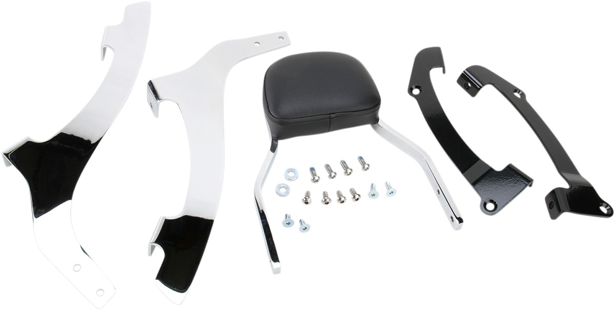 Chrome Mini Square 11" Sissy Bar - For 10-16 Honda VT1300CR Stateline - Click Image to Close