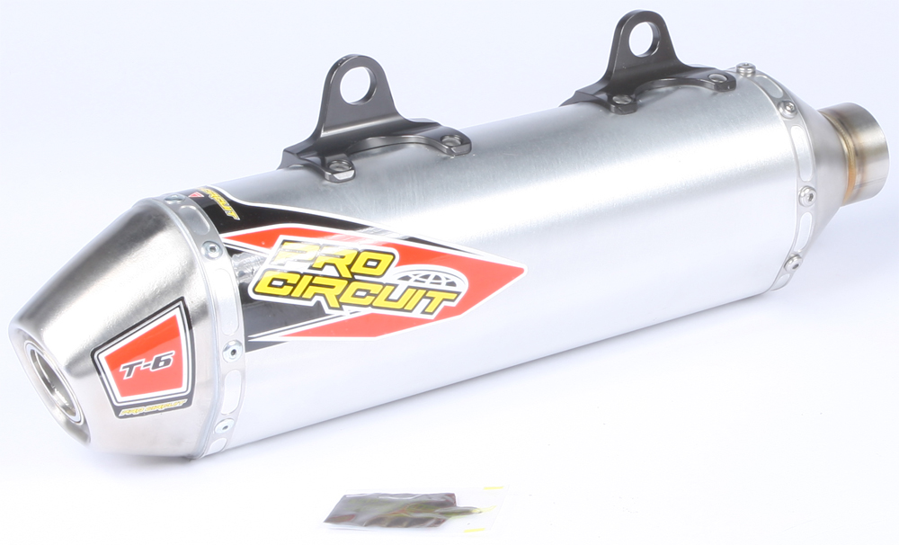 T-6 Aluminum Slip On Exhaust Muffler - For 16-18 350 SX-F & FC350 - Click Image to Close