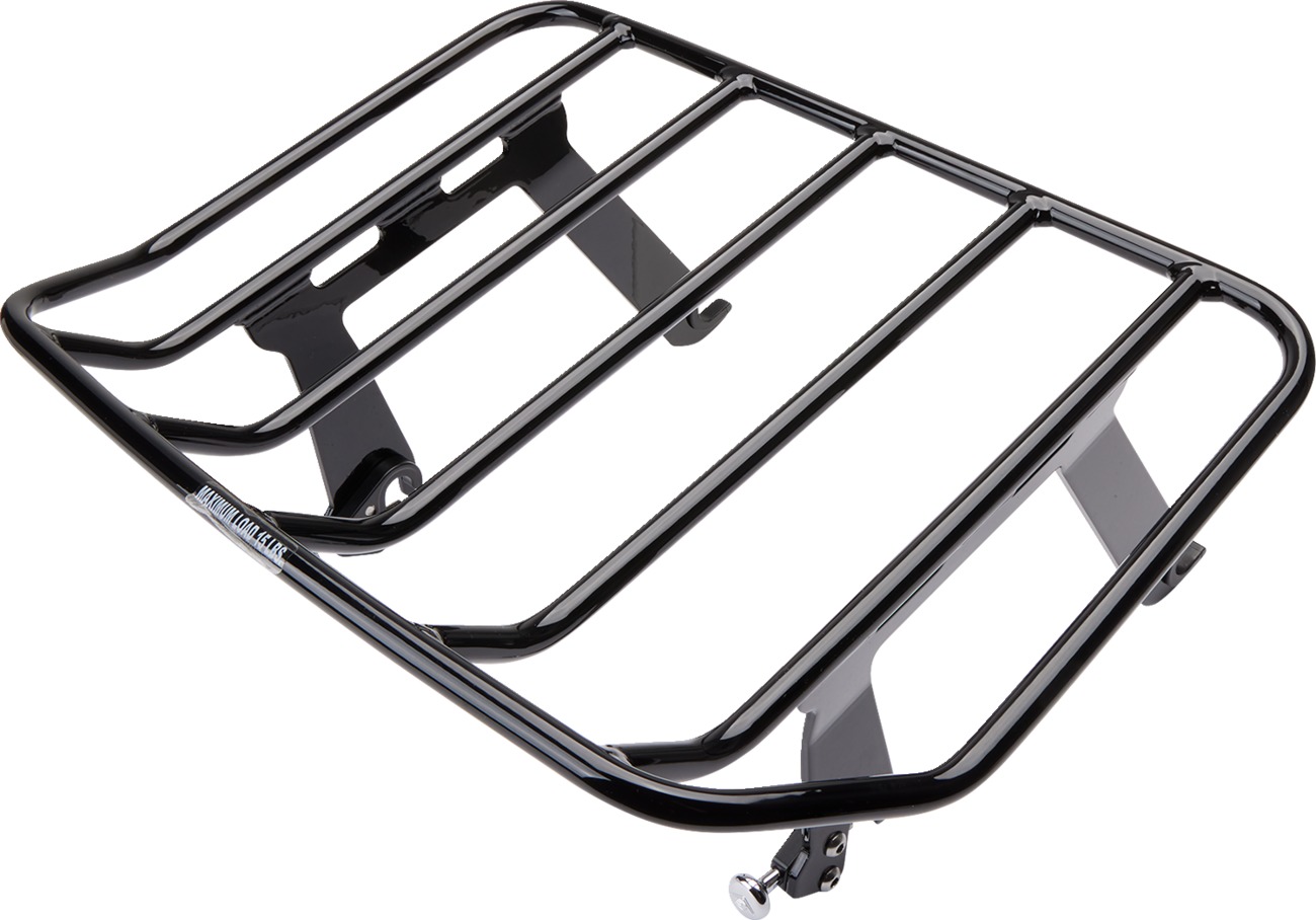 Detachable BA Rack With Kick Up for Indian - Det Ba Luggage Rack-Blk - Click Image to Close