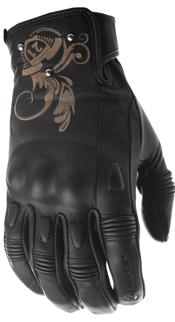 Women's Black Ivy Riding Gloves Black Medium - Click Image to Close