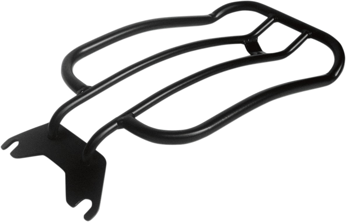 Motherwell Solo Luggage Rack Black 7" Matte Black For 05-17 HD Softail - Click Image to Close