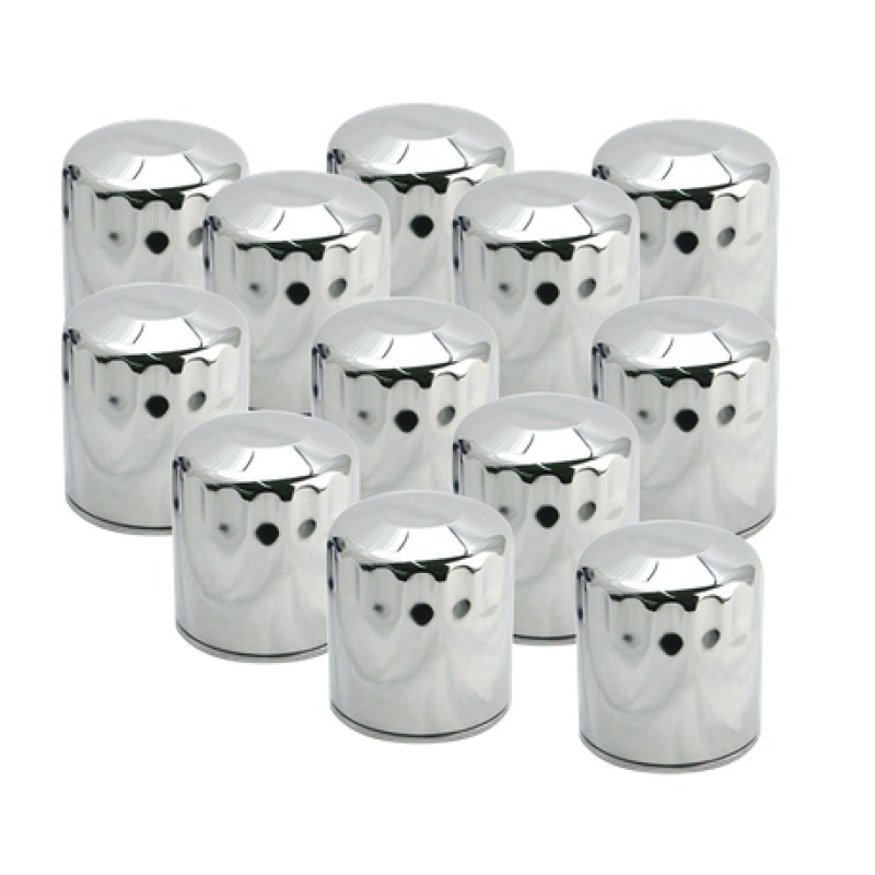 Chrome Oil Filter - 12 Pack For 99-18 BT/2017+ M8/X-Wedge - Click Image to Close