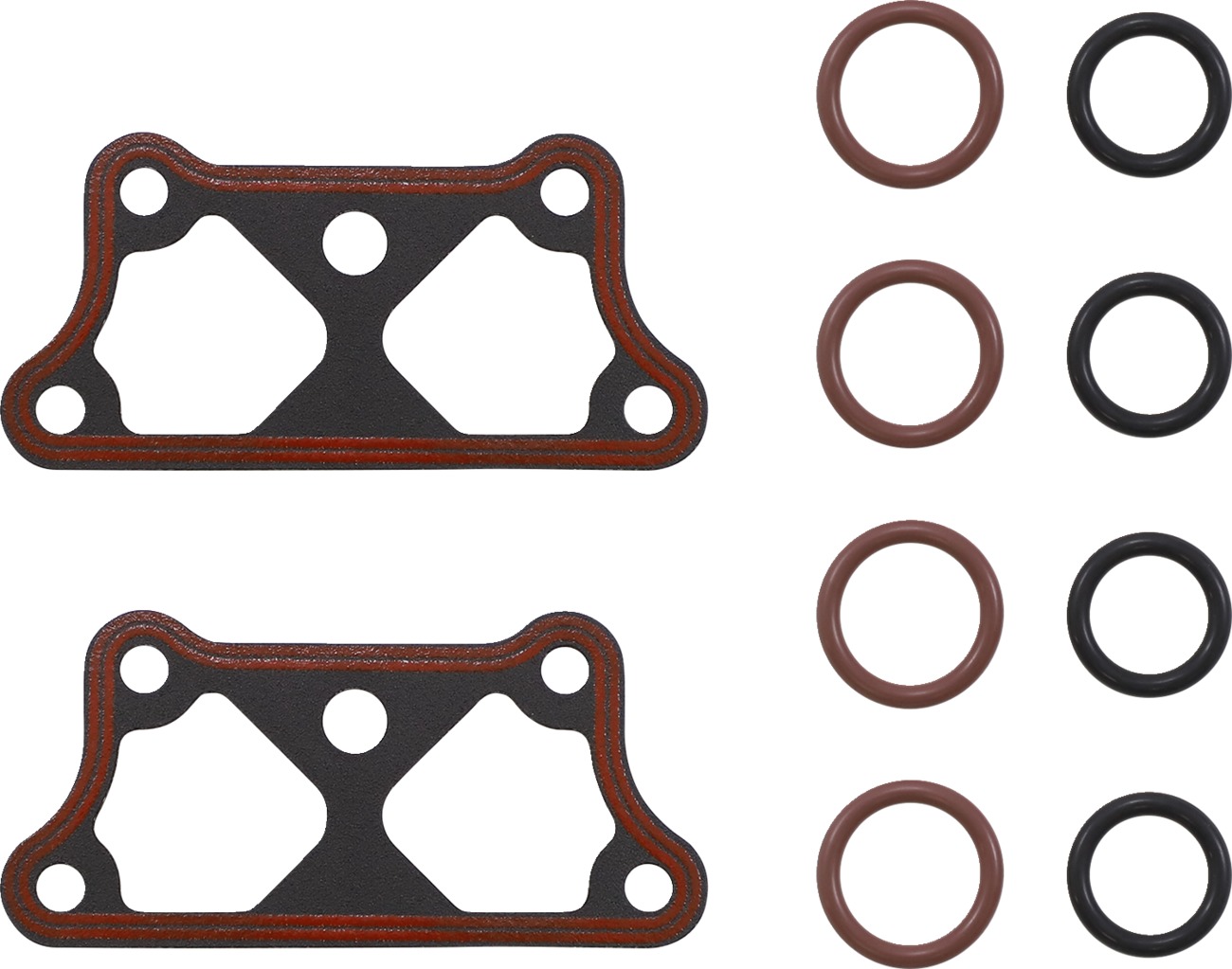 Lifter Block Gaskets Tappet Pushrod Tube Kit by James Gaskets - Click Image to Close